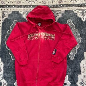 West coast choppers Jesse James Red Hoodie Sweatshirt